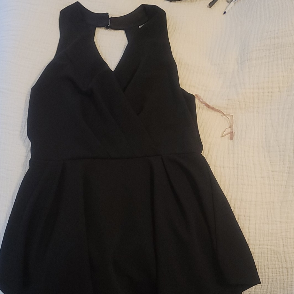 Purple snow romper